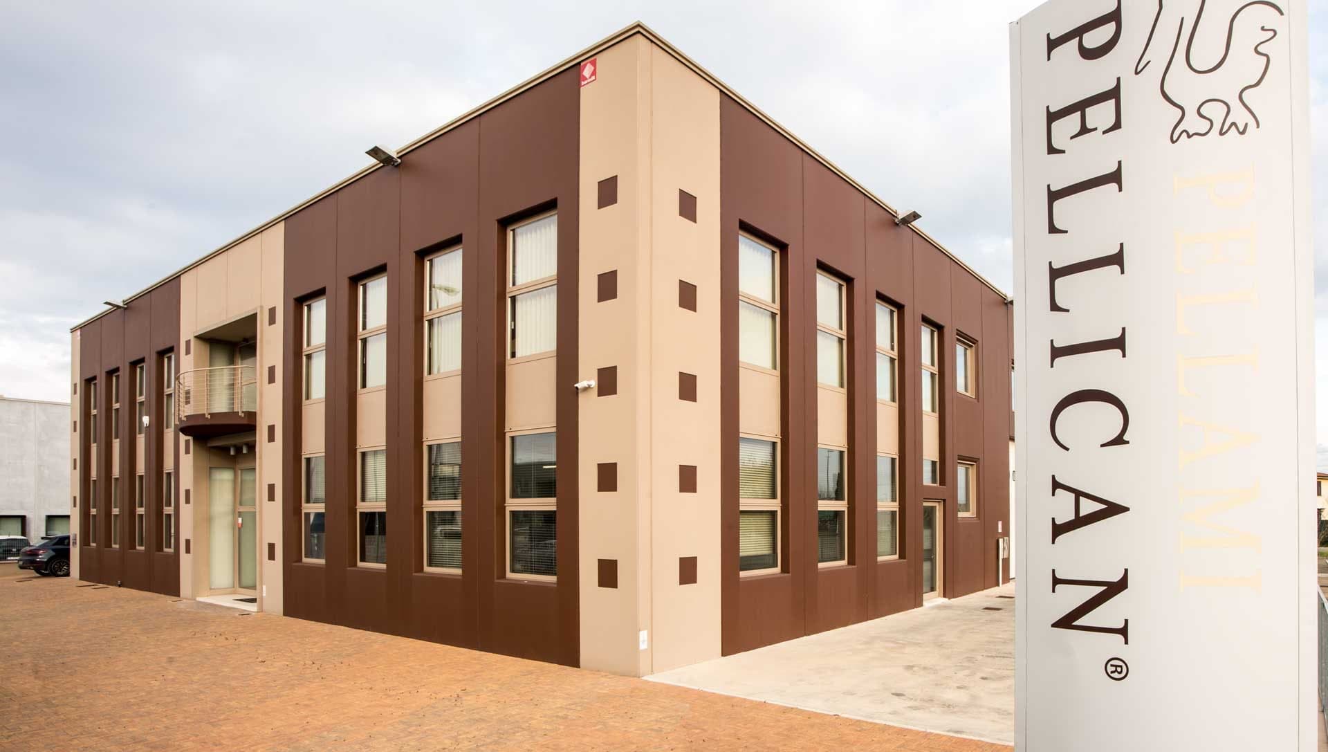 La sede Pellican nel distretto conciario toscano